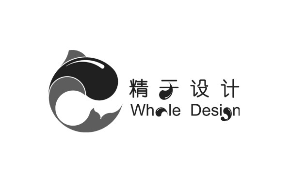 画条鲸鱼,给精于设计做logo